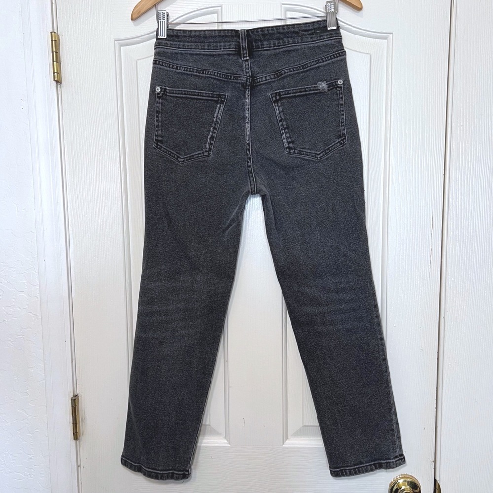 Pilcro and the Letterpress Relaxed Straight Cropped Jeans Distressed 27 - Picture 5 of 11
